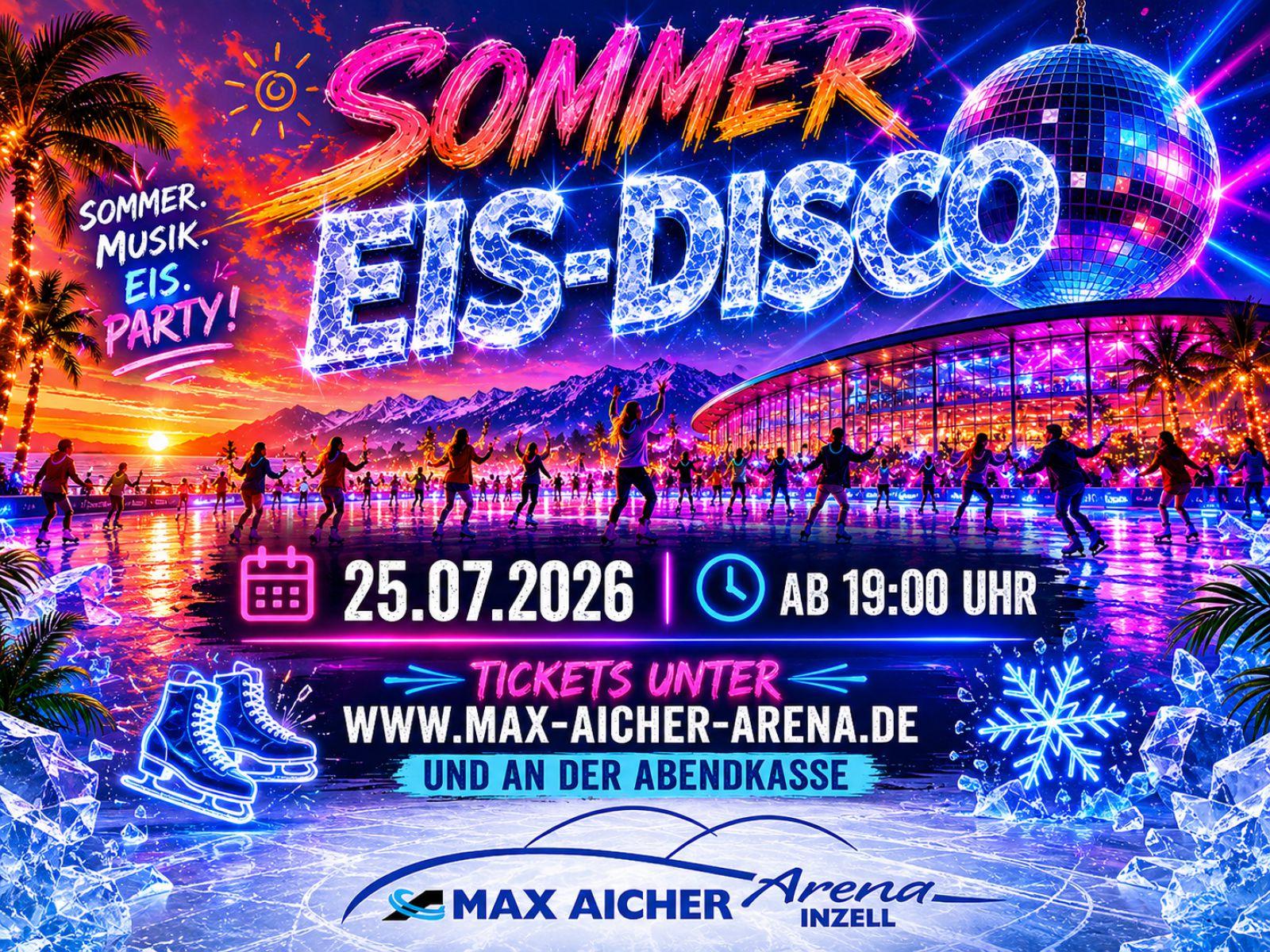 Eisdisco im Sommer